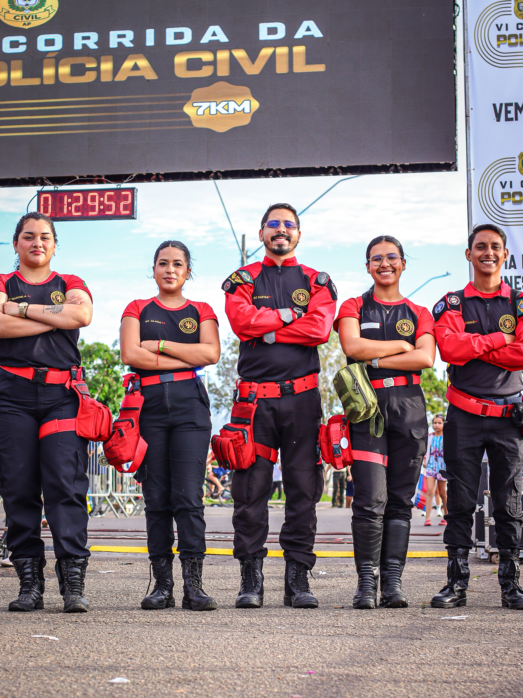 Equipe Brigada de Incêndio Arcanjos em Operação